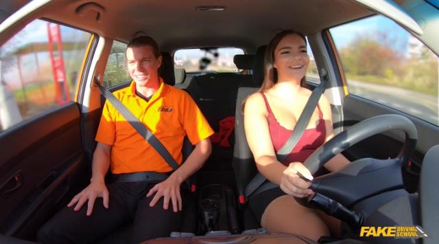 Fake Driving School – Sofia Lee – Curvy brunette sucks hot cock