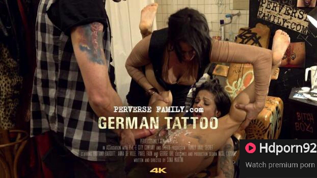 German tattoo - Too Mad Porn