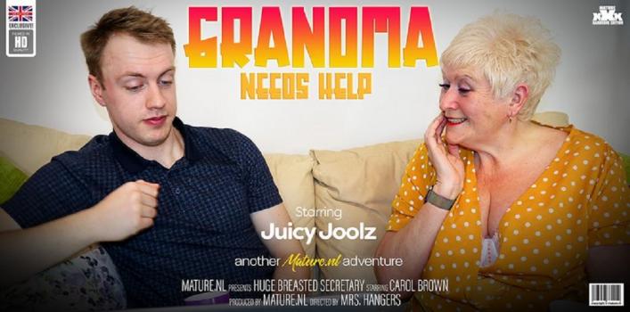 Mature NL Juicy Joolz Granny wants a hard young cock 2023