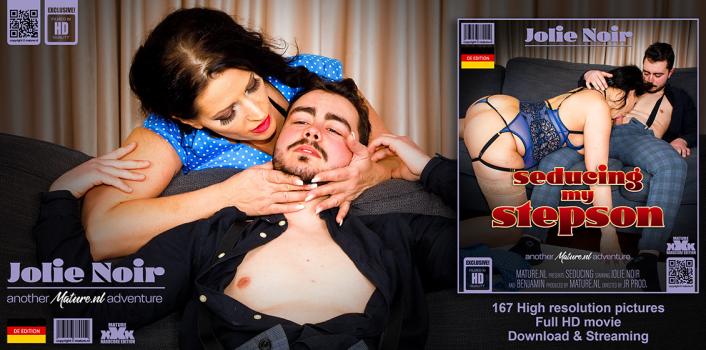MatureNL ​- Cougar Jolie Noir seduced her stepson for a steamy affair
