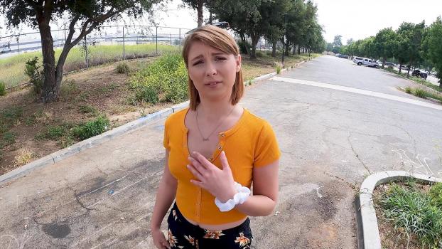 Bang!RealTeens – Farm Girl Ginger Grey Sucks In Public And Gets A Creampie