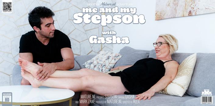 MatureNL – Gasha ​- Young guy seducing his stepmom Gasha while his dad is at work