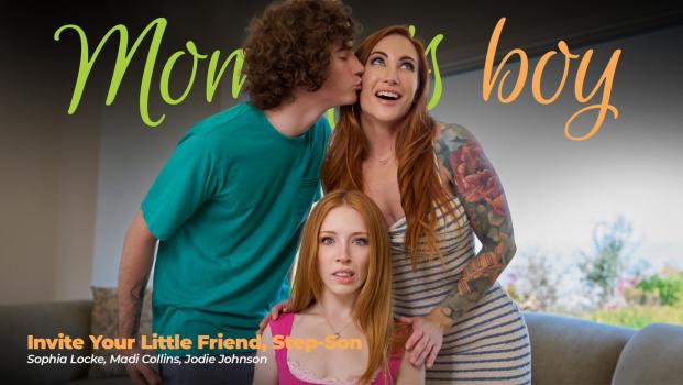 Mommy'sBoy – Sophia Locke & Madi Collins – Invite Your Little Friend, Step-Son