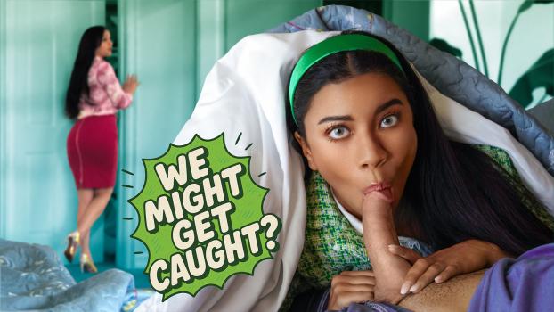 FamilyStrokes – Ameena Green – We Might Get Caught? That Only Makes My Stepdaddy's Dick Taste Better