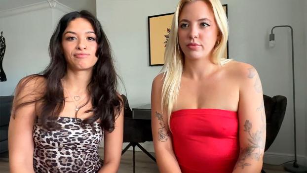 HouseholdFantasy – Trying a Threesome With Teen Step Sisters
